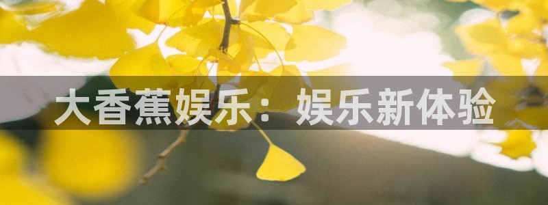 人生就是搏体育3：大香蕉娱乐：娱乐新体验
